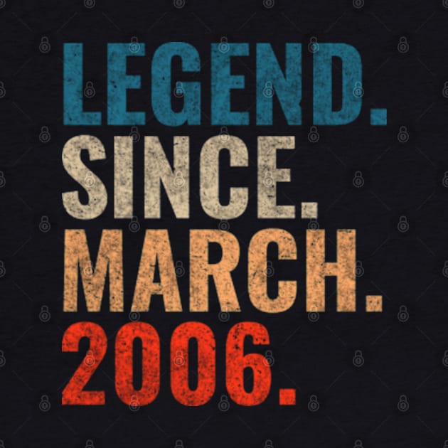 Legend since March 2006 Retro 2006 by TeeLogic